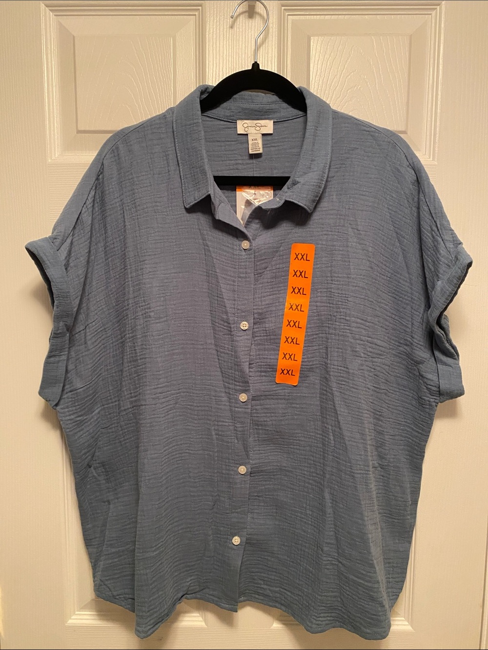 Jessica Simpson Casual Button-Down Shirt…size XXL